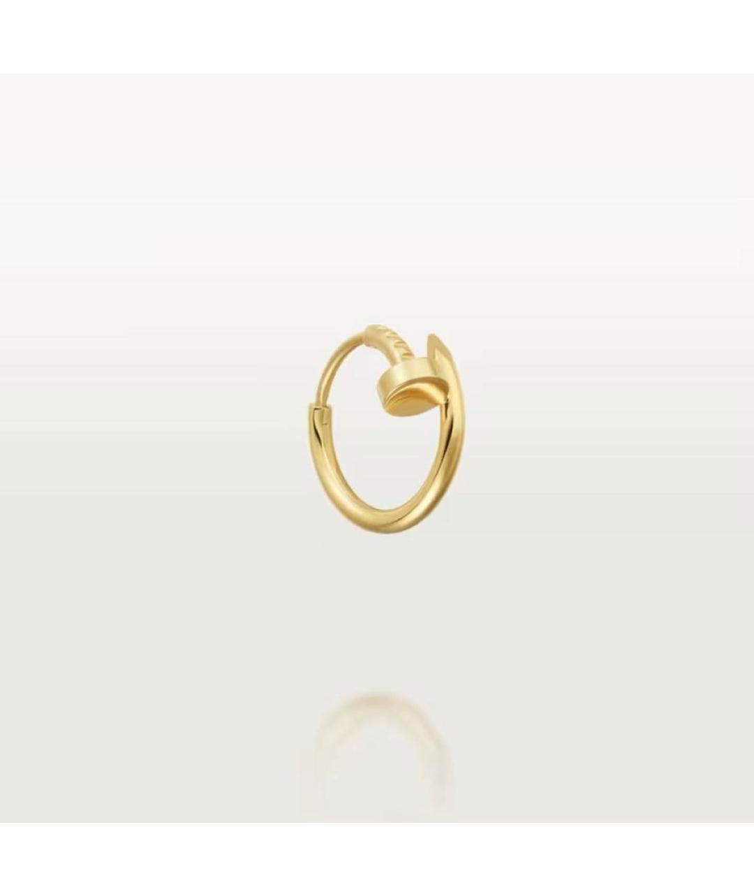 CARTIER Золотые серьги из желтого золота, фото 5