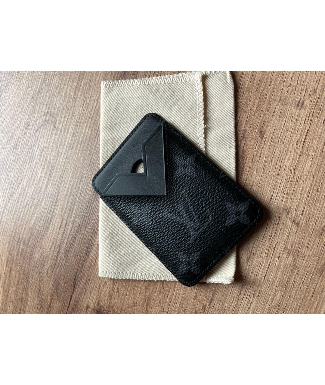 LOUIS VUITTON Черный кардхолдер, фото 4
