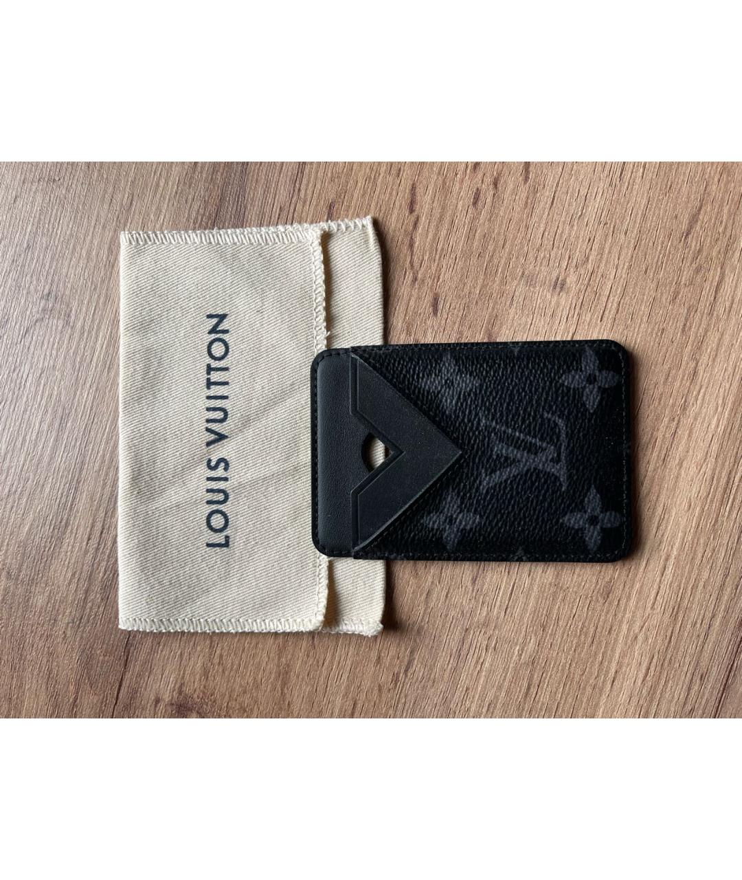 LOUIS VUITTON Черный кардхолдер, фото 2