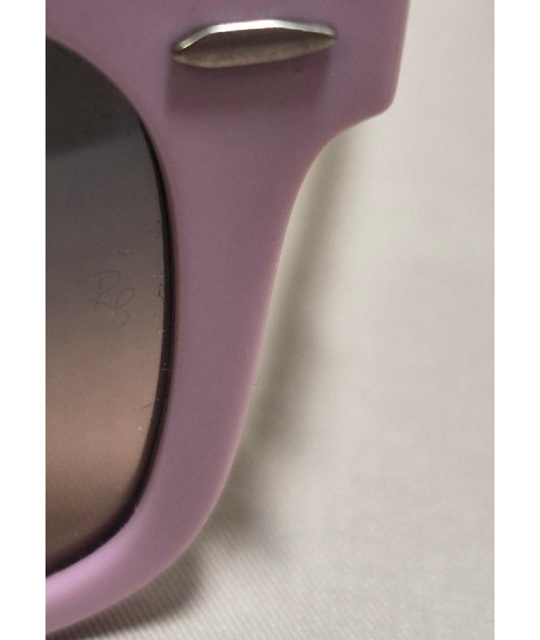 RAY BAN Розовые пластиковые солнцезащитные очки, фото 3