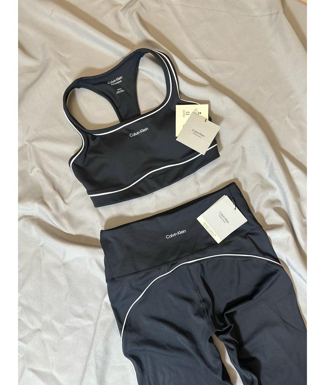 CALVIN KLEIN Черный полиэстеровый спортивные костюмы, фото 8