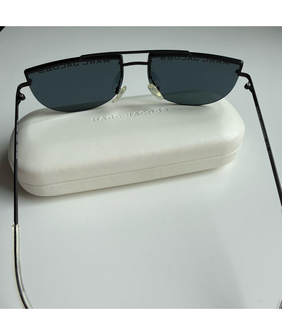 MARC JACOBS Черные металлические солнцезащитные очки, фото 4