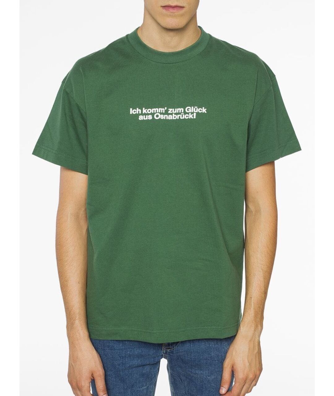 VETEMENTS Зеленая хлопковая футболка, фото 5