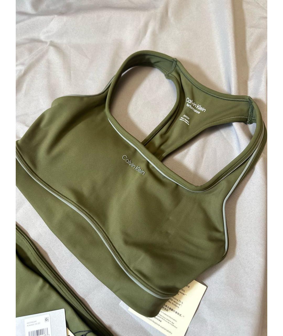 CALVIN KLEIN Хаки полиэстеровый спортивные костюмы, фото 3