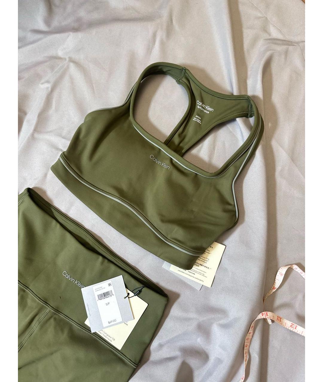 CALVIN KLEIN Хаки полиэстеровый спортивные костюмы, фото 8