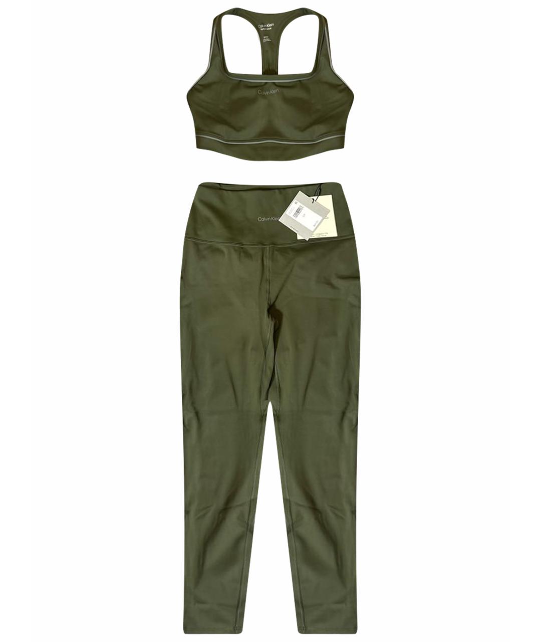 CALVIN KLEIN Хаки полиэстеровый спортивные костюмы, фото 1