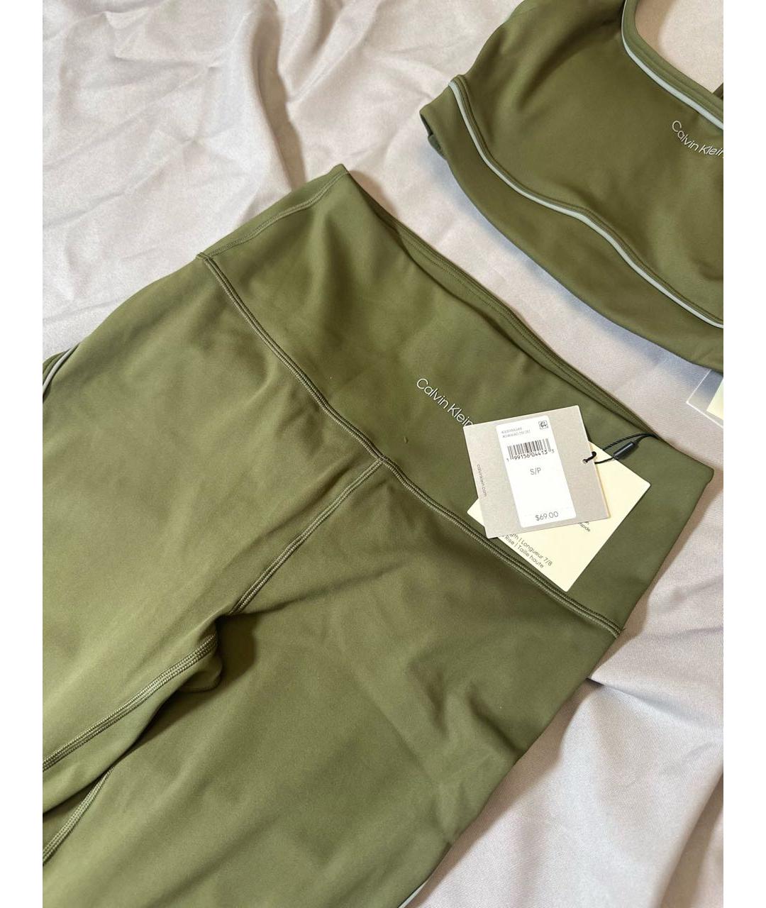 CALVIN KLEIN Хаки полиэстеровый спортивные костюмы, фото 4