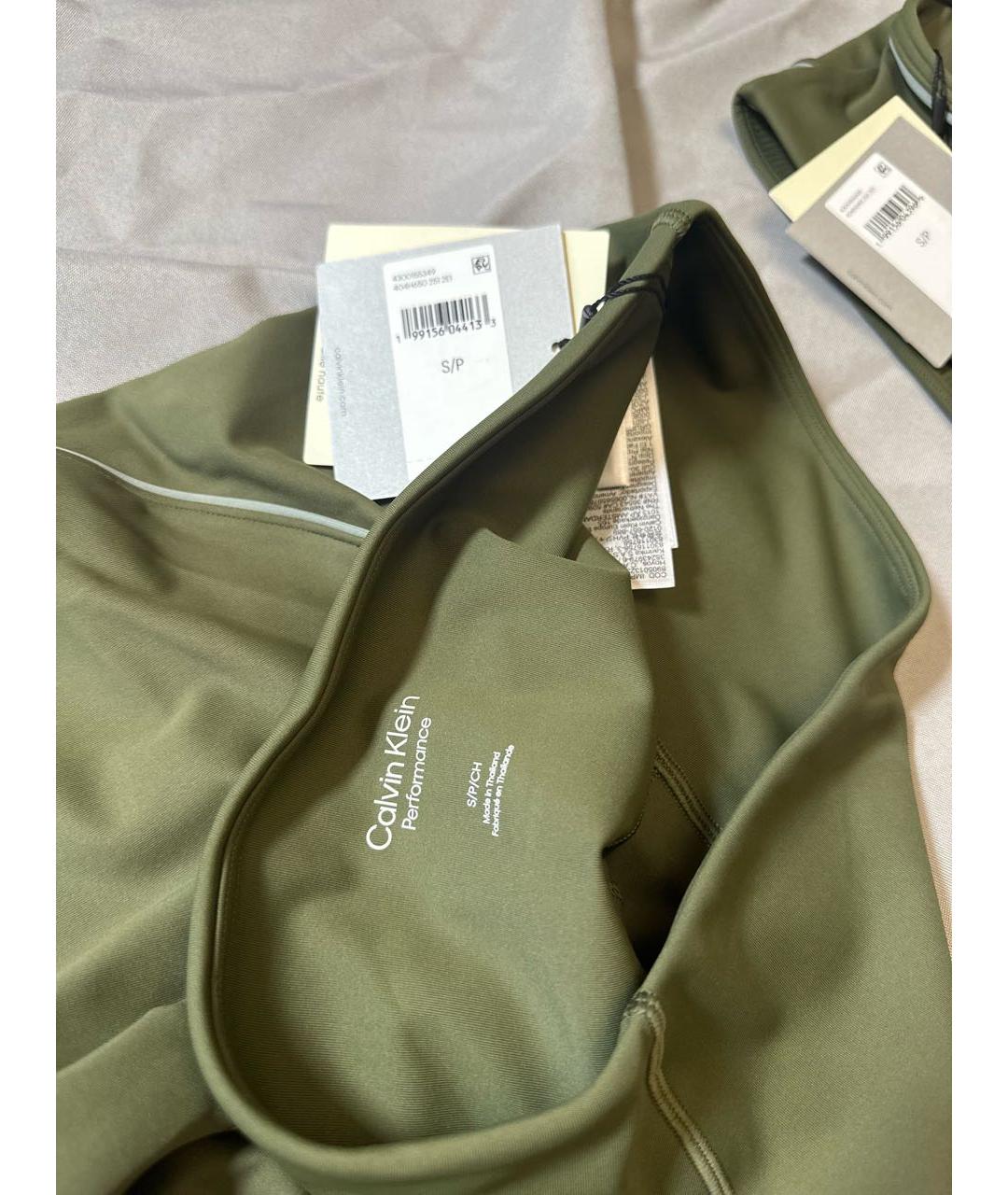 CALVIN KLEIN Хаки полиэстеровый спортивные костюмы, фото 6