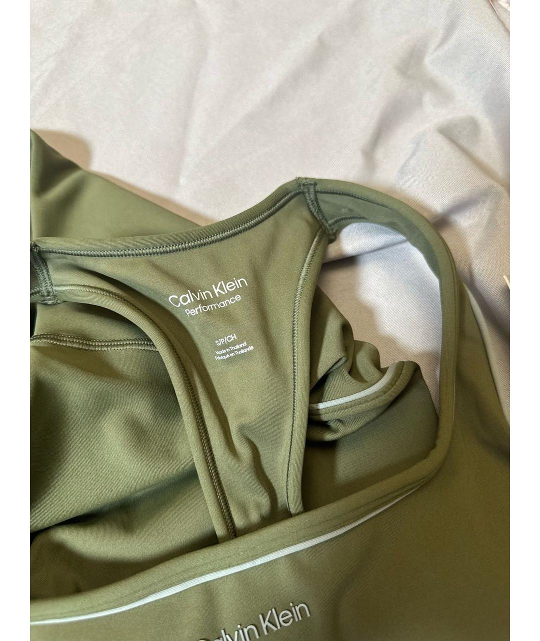 CALVIN KLEIN Хаки полиэстеровый спортивные костюмы, фото 7