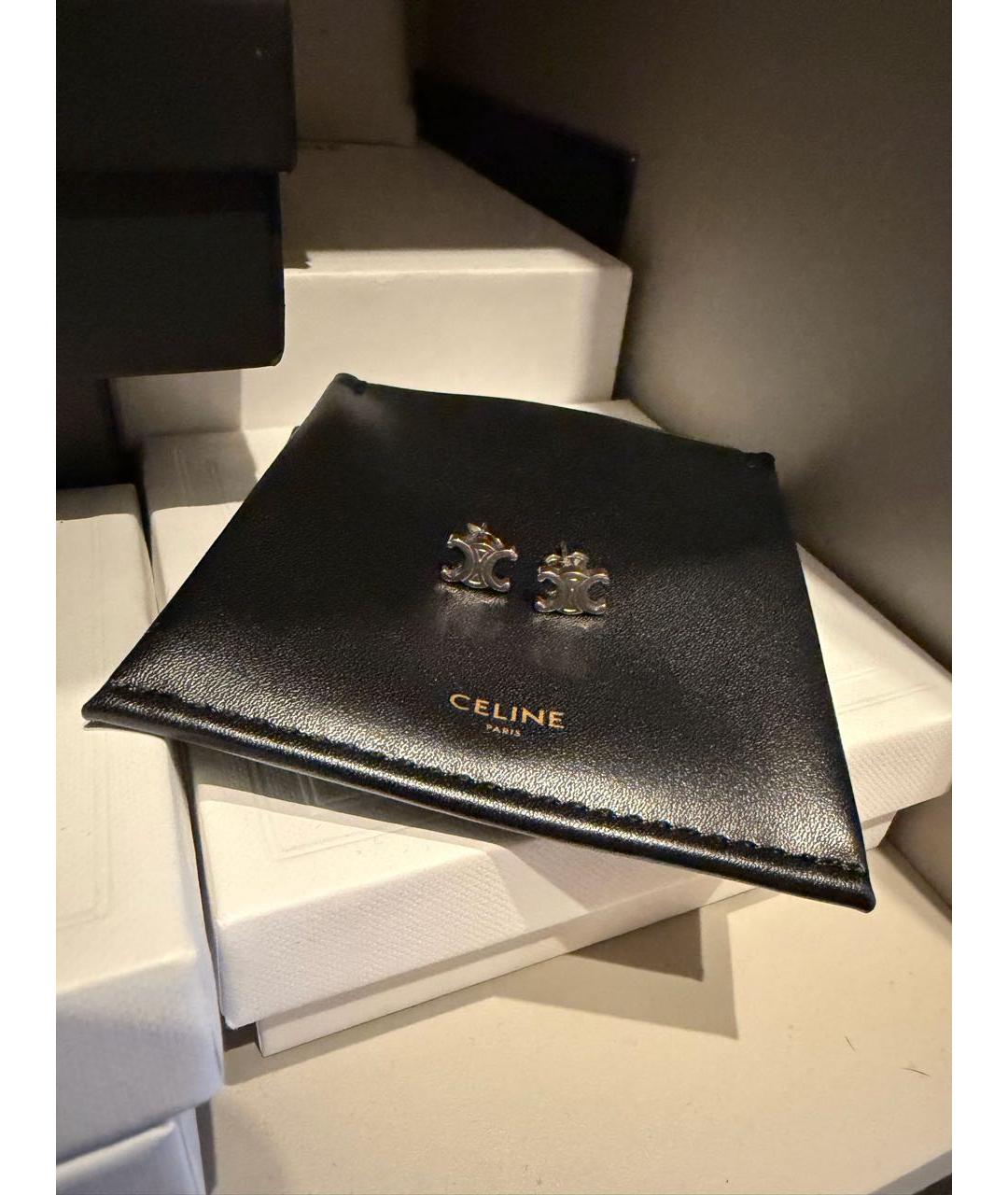 CELINE Серебряные серьги, фото 3