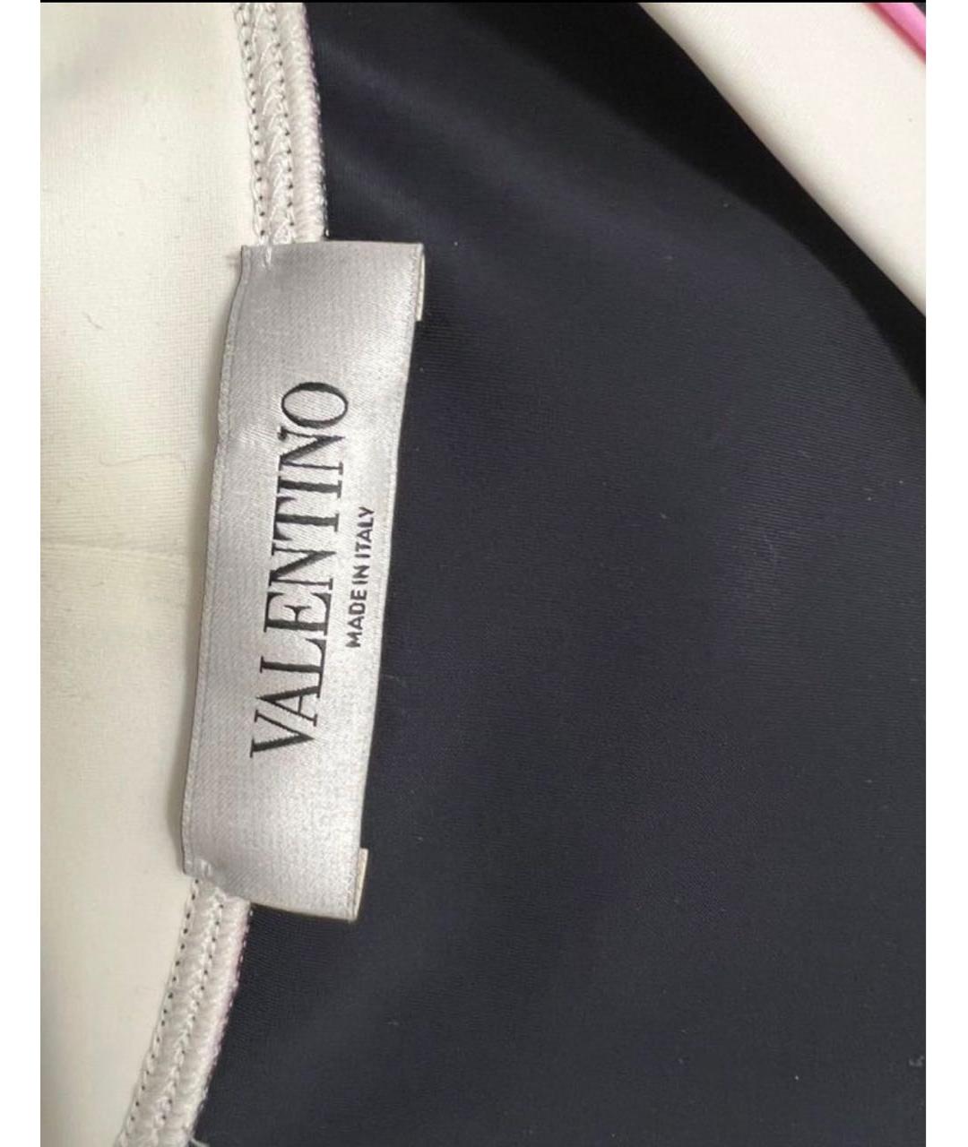 VALENTINO Темно-синее полиамидовое повседневное платье, фото 3