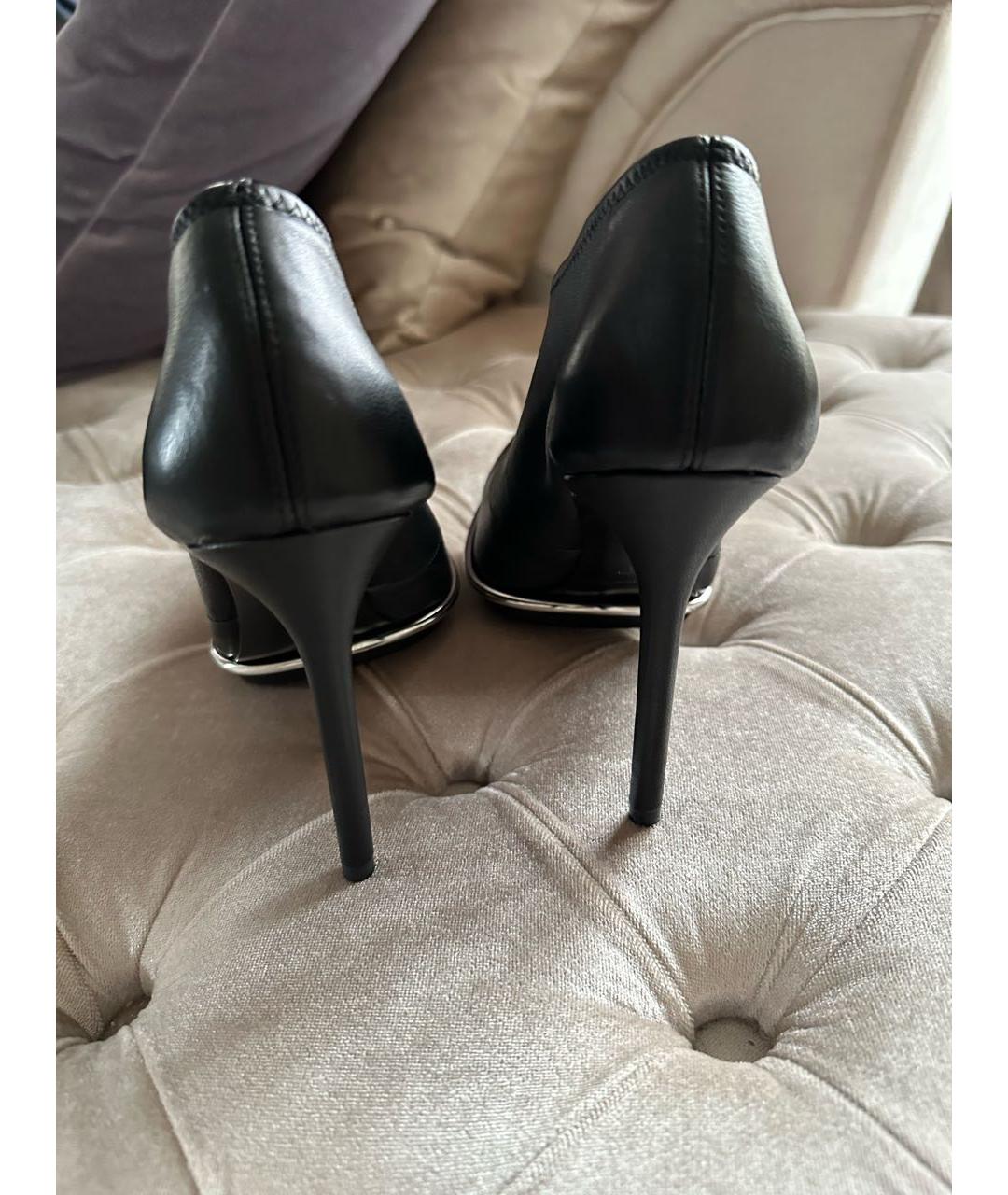 ALEXANDER WANG Черные кожаные ботильоны, фото 3