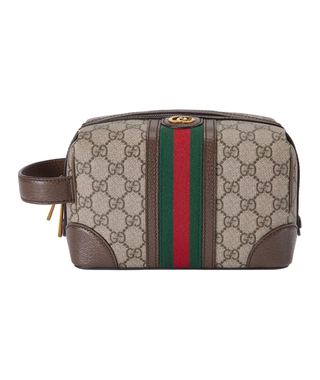 GUCCI Коричневая барсетка, фото 1