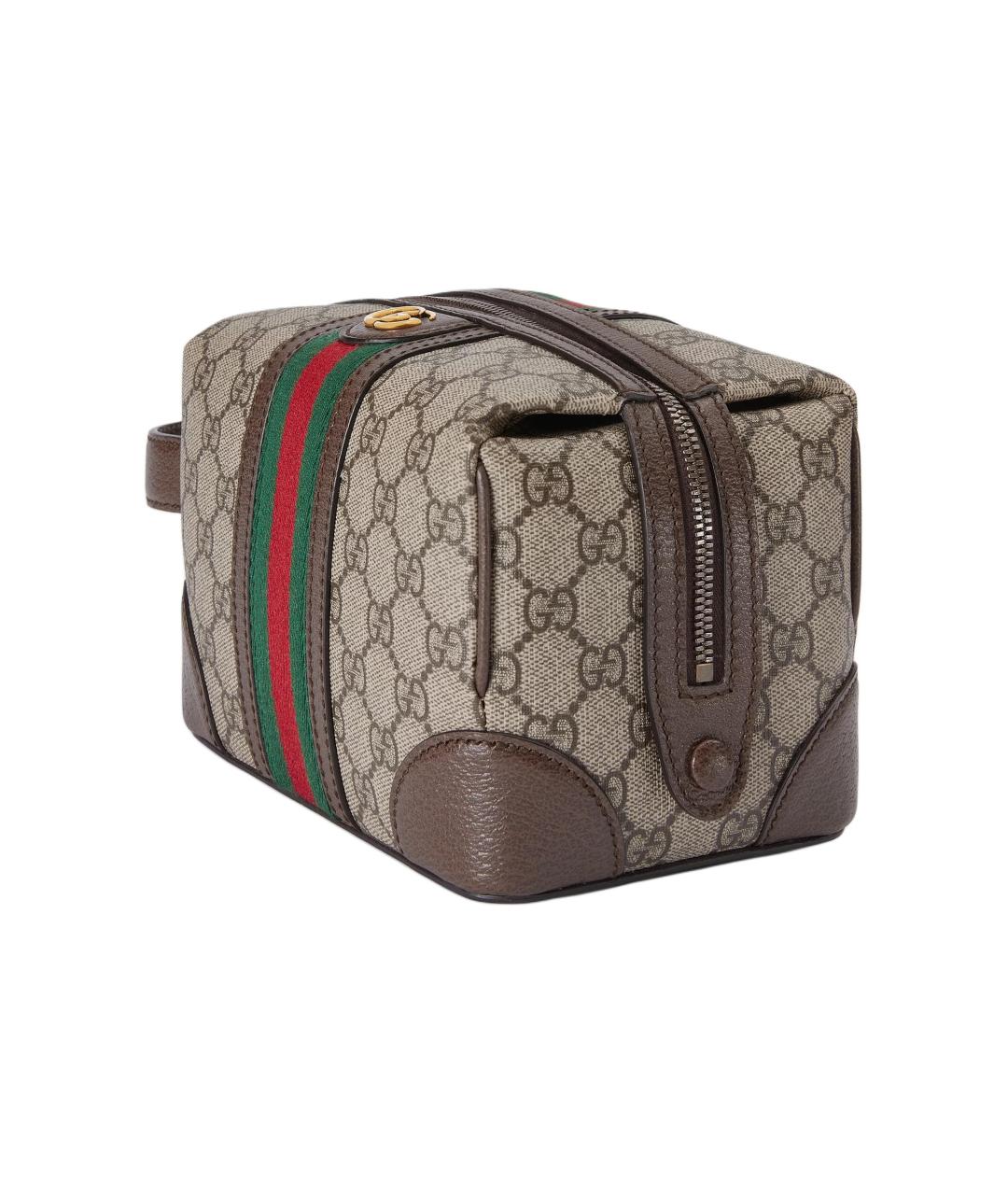 GUCCI Коричневая барсетка, фото 2