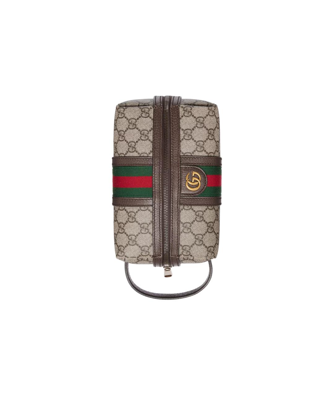 GUCCI Коричневая барсетка, фото 5