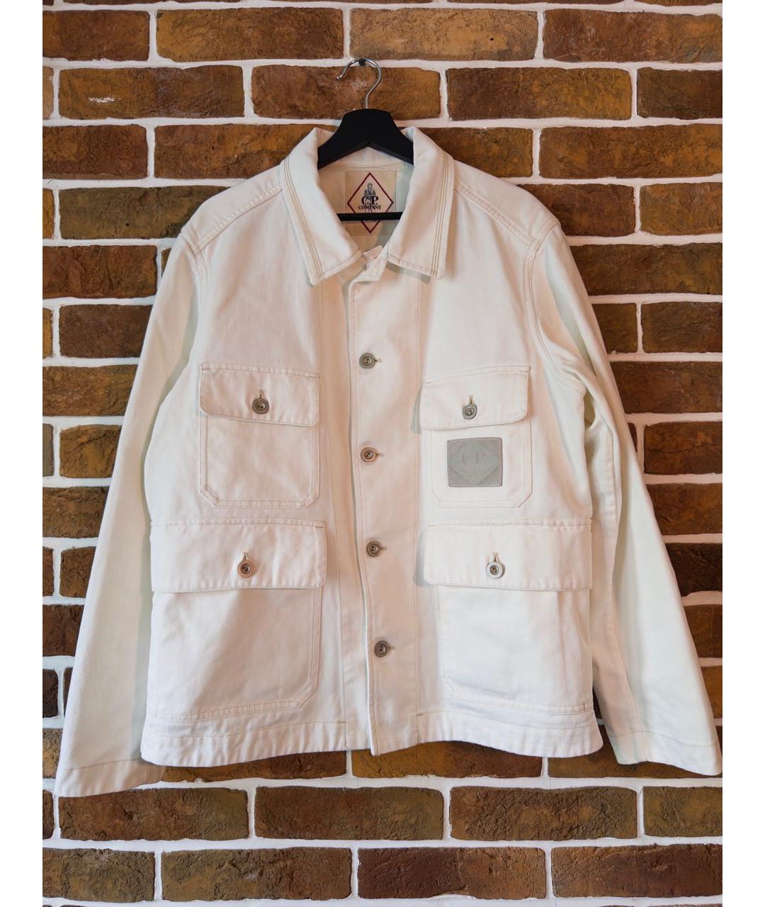 CP COMPANY Белая деним куртка, фото 9