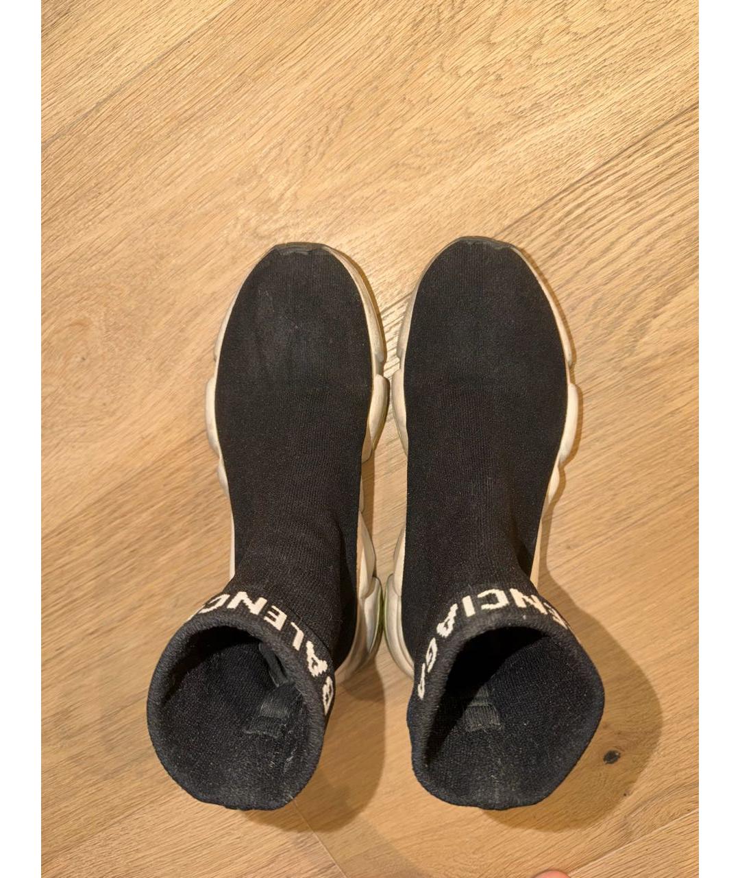 BALENCIAGA Черные кроссовки, фото 3