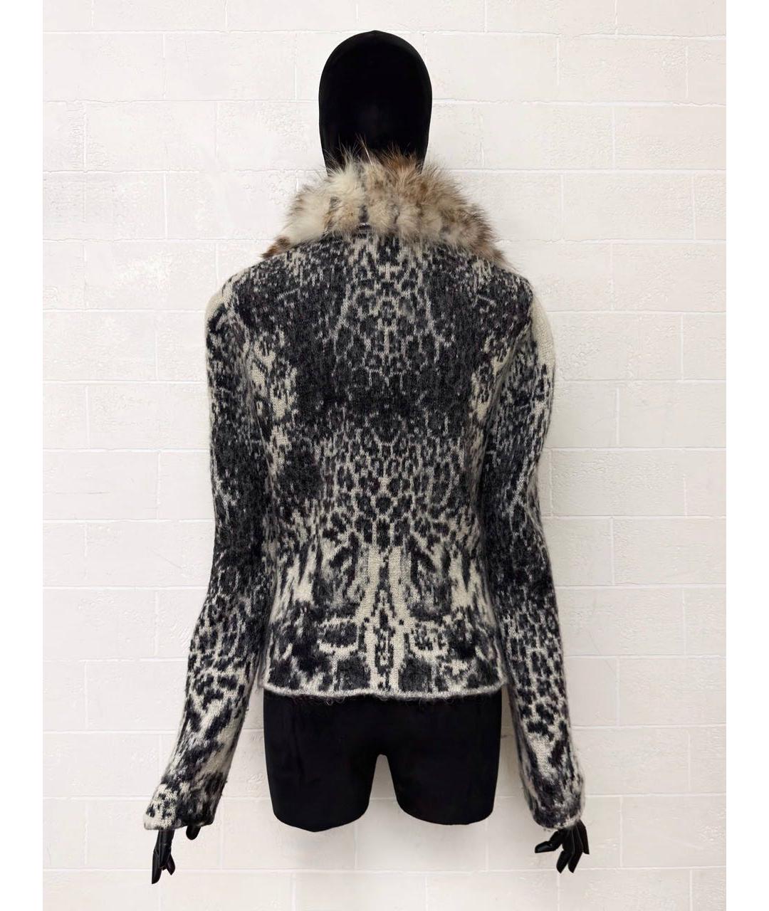 ROBERTO CAVALLI Мульти шерстяной кардиган, фото 2