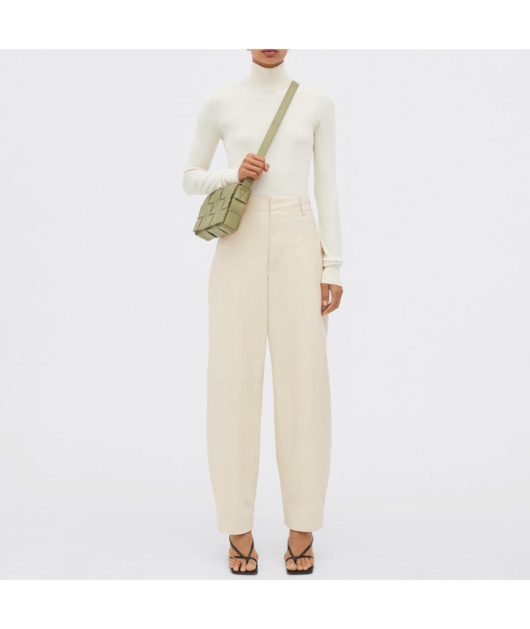 BOTTEGA VENETA Зеленая кожаная сумка через плечо, фото 5
