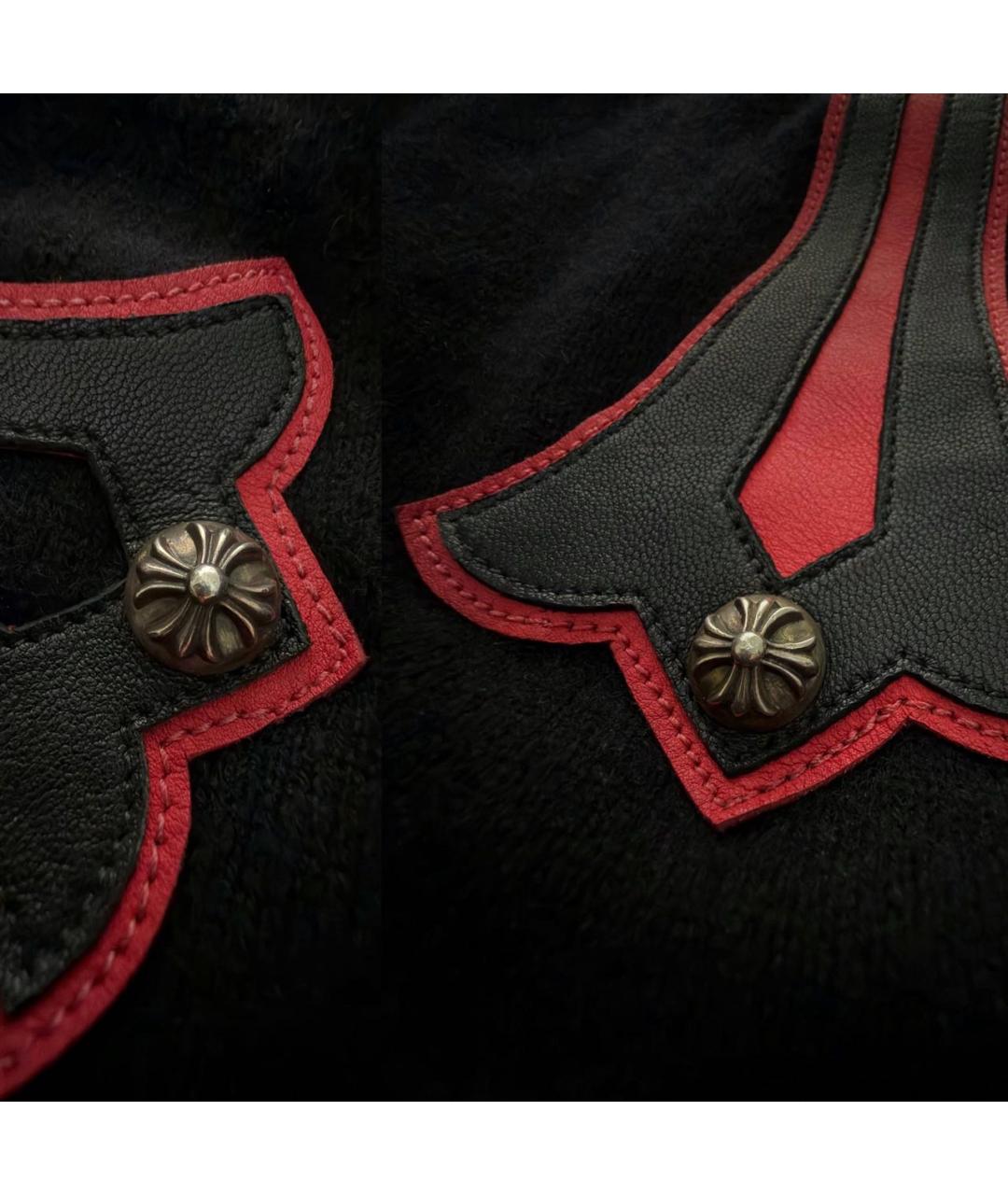 CHROME HEARTS Черная кашемировая шапка, фото 6