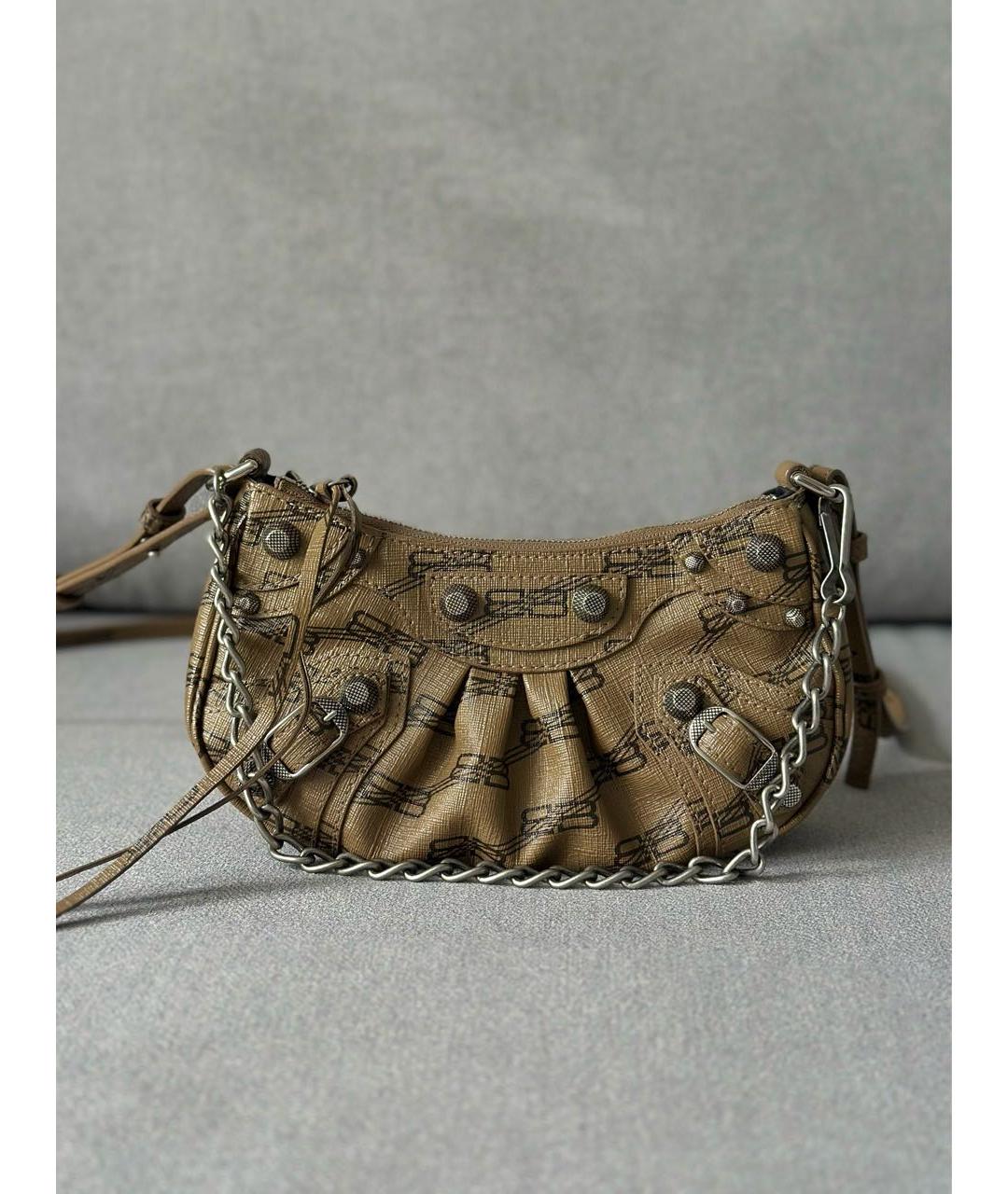 BALENCIAGA Коричневая сумка через плечо, фото 3