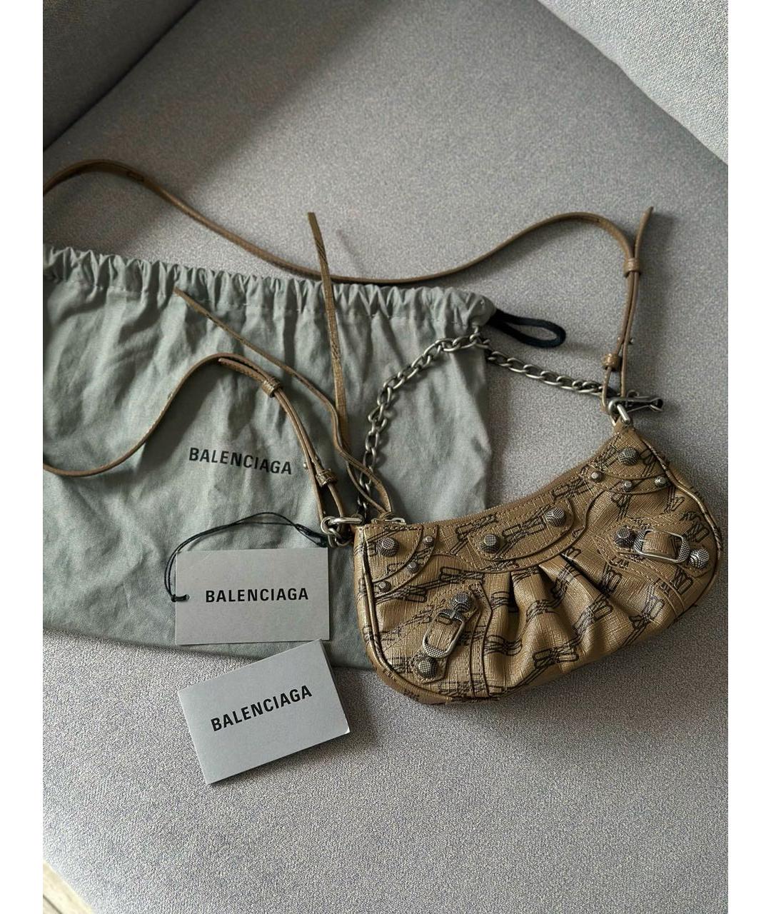 BALENCIAGA Коричневая сумка через плечо, фото 2