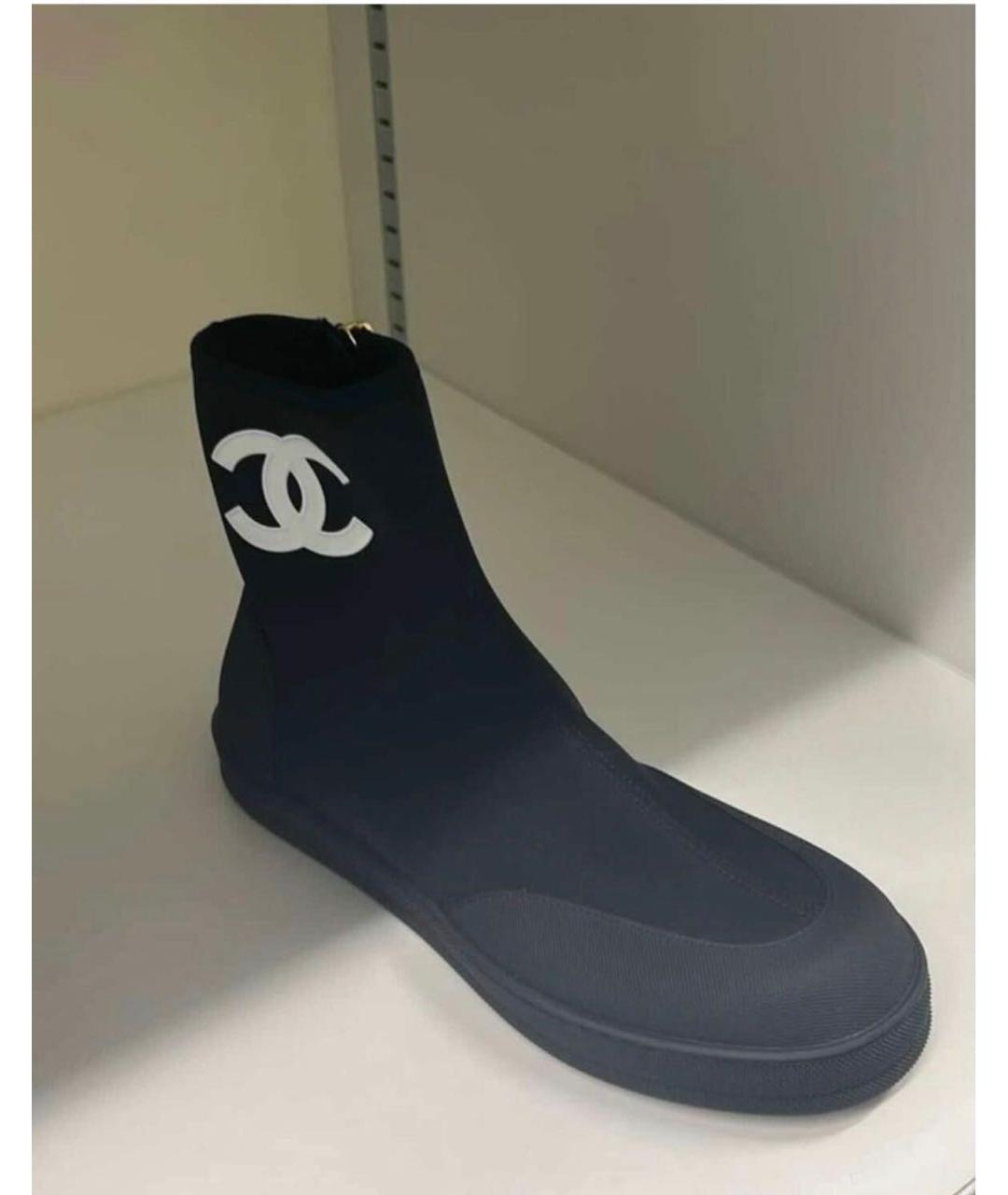CHANEL Черные полусапоги, фото 2