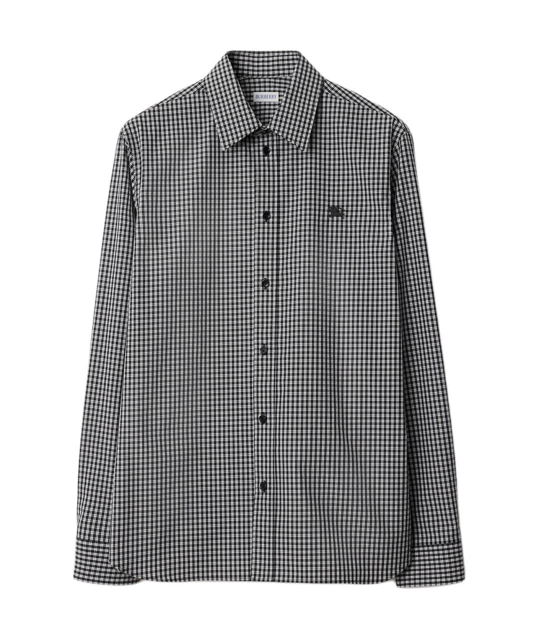 BURBERRY Черная классическая рубашка, фото 1