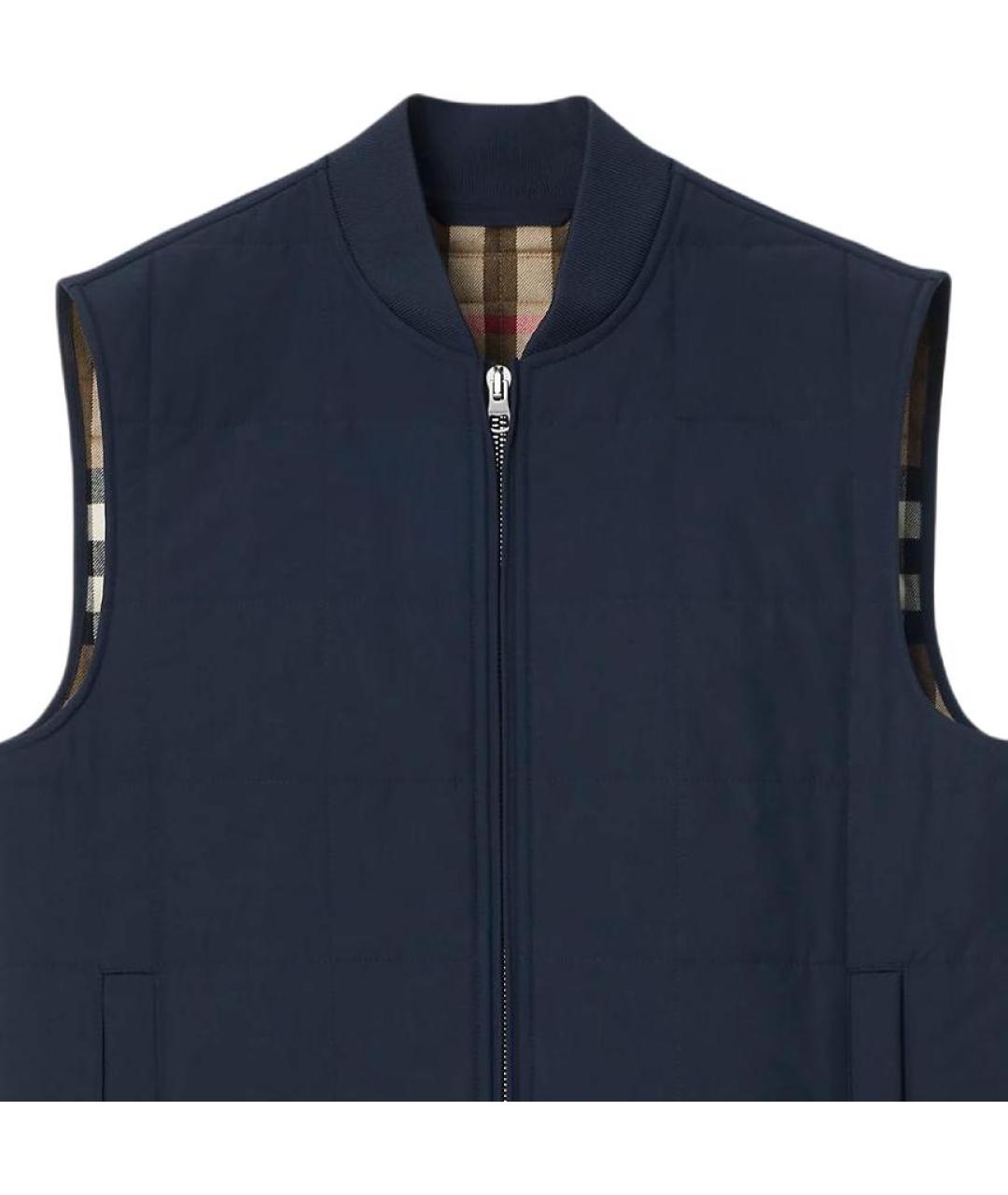 BURBERRY Темно-синий жилет, фото 3