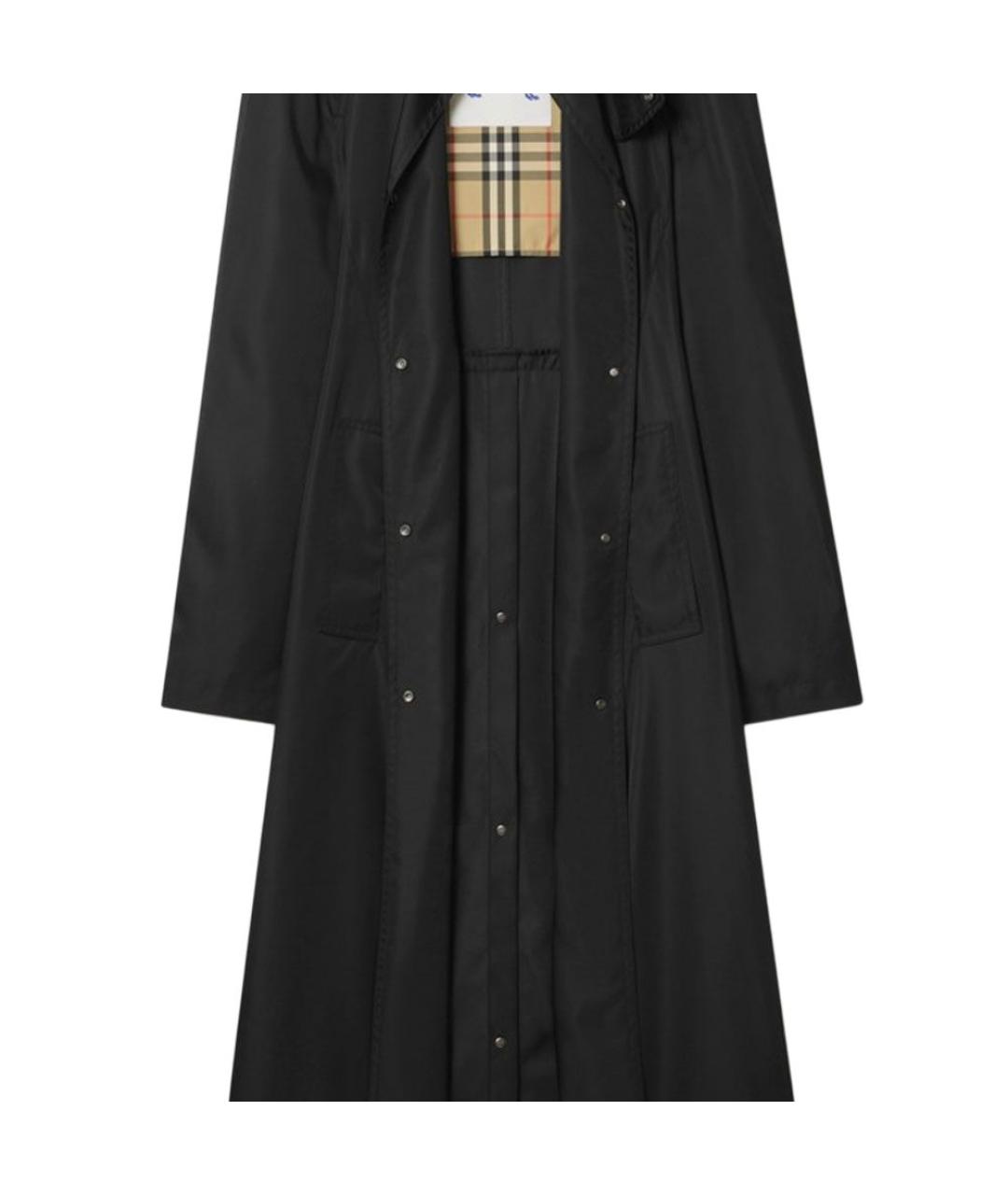BURBERRY Черный тренч/плащ, фото 4