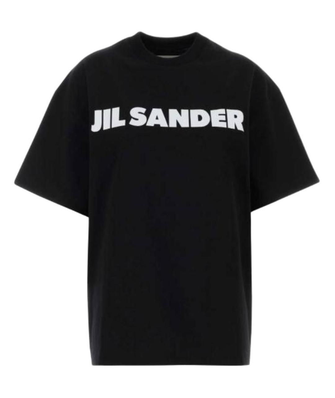JIL SANDER Черная футболка, фото 1