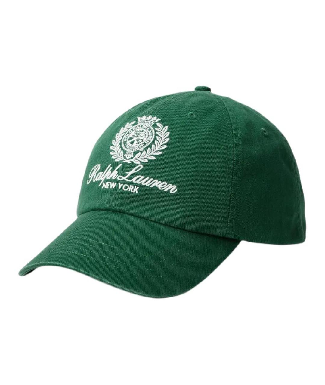 POLO RALPH LAUREN Зеленая кепка/бейсболка, фото 1