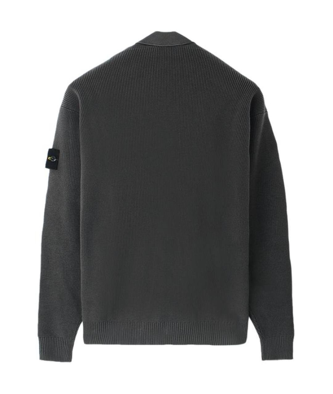 STONE ISLAND Серый кардиган, фото 2