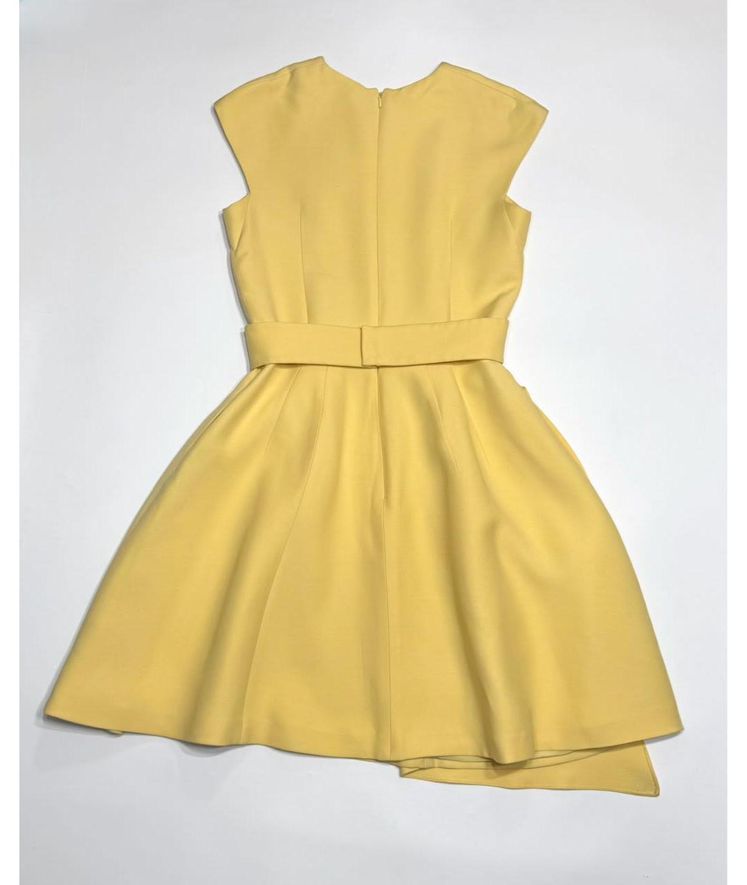 CHRISTIAN DIOR Желтое повседневное платье, фото 2