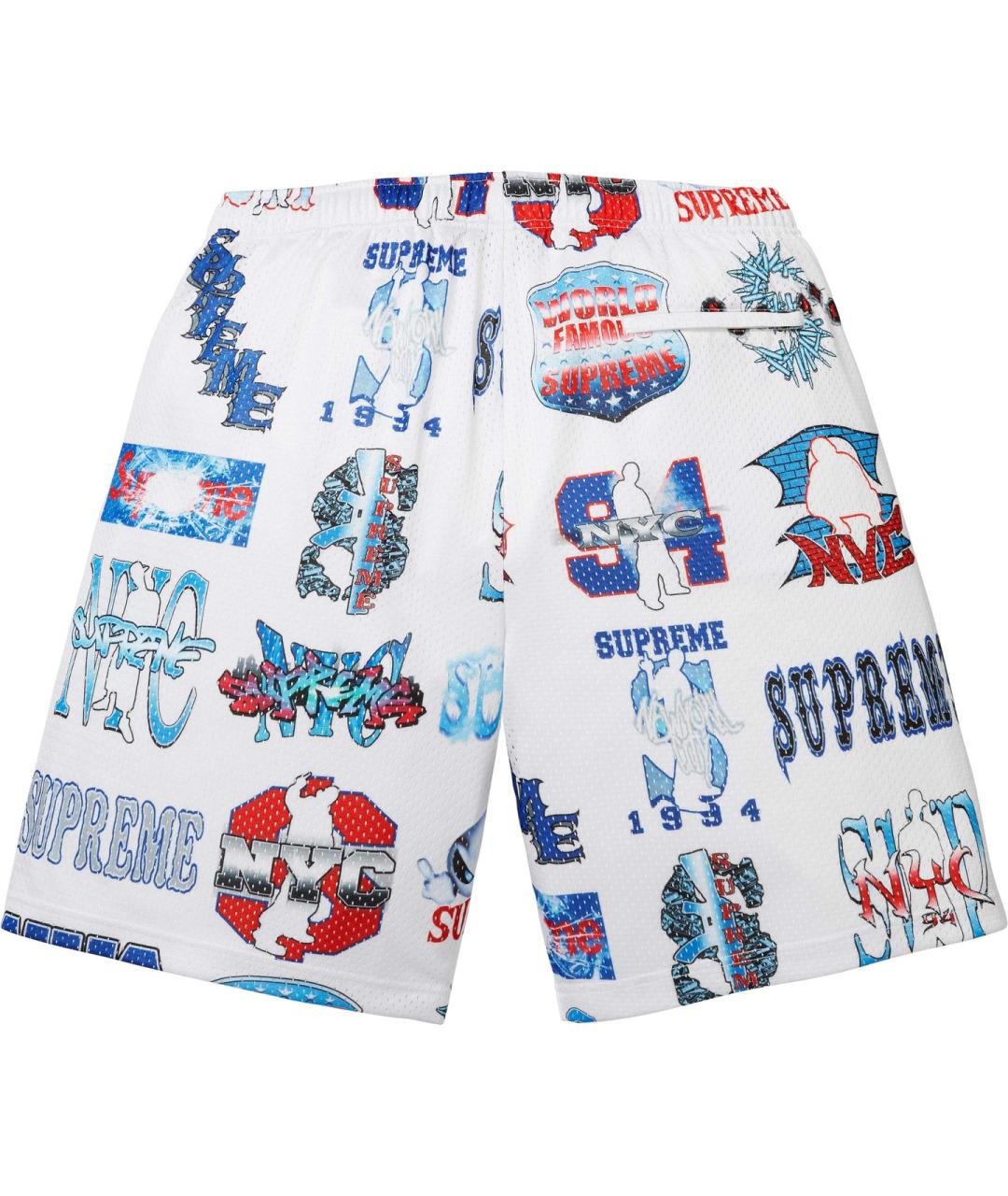 SUPREME Белые спортивные брюки и шорты, фото 2