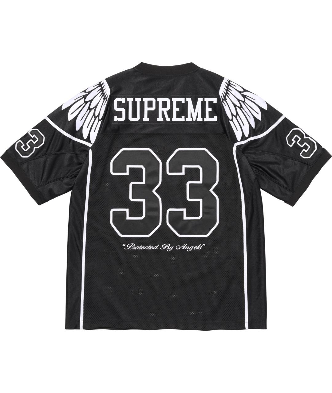 SUPREME Черная футболка, фото 2