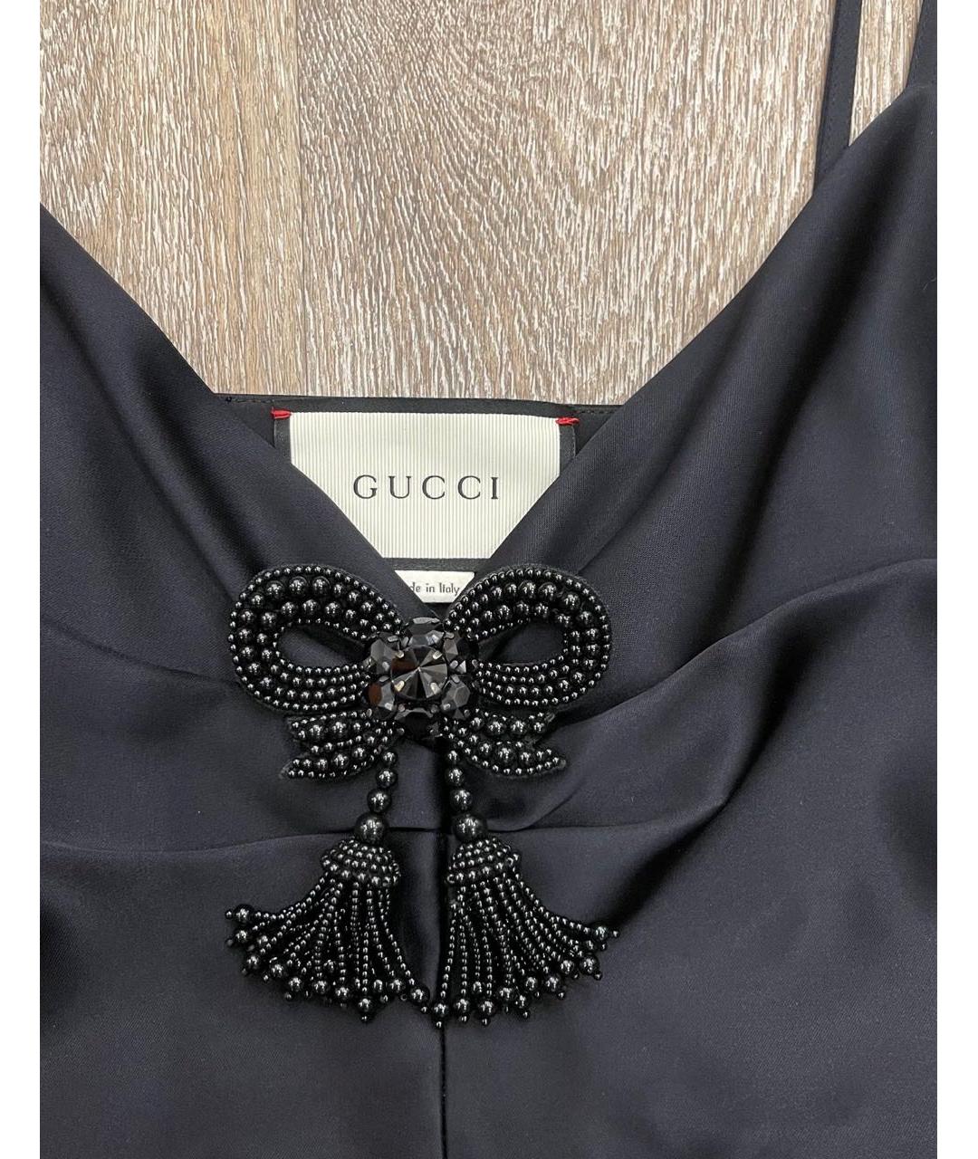 GUCCI Черное коктейльное платье, фото 3