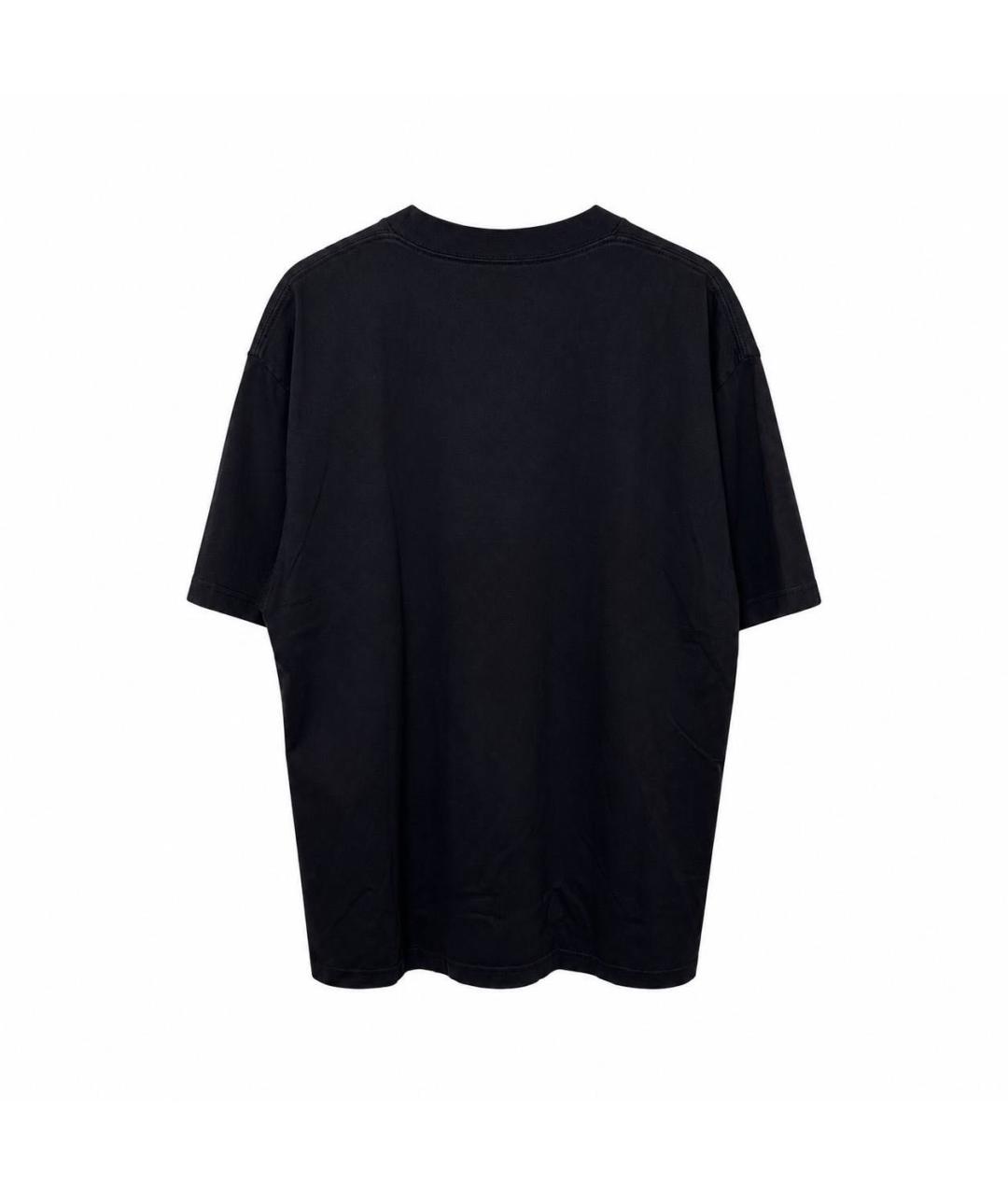 BALENCIAGA Черная футболка, фото 3