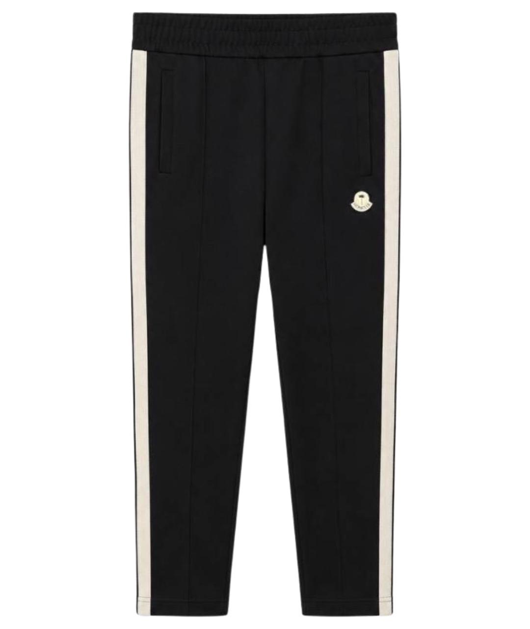 MONCLER Черные повседневные брюки, фото 1