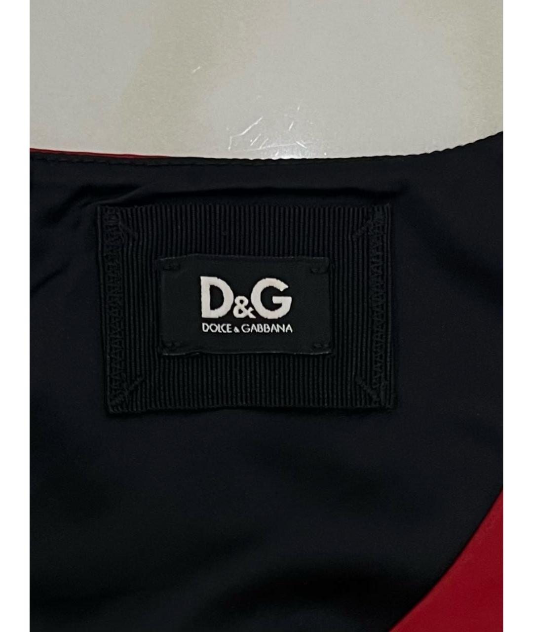 DOLCE&GABBANA Красное коктейльное платье, фото 6