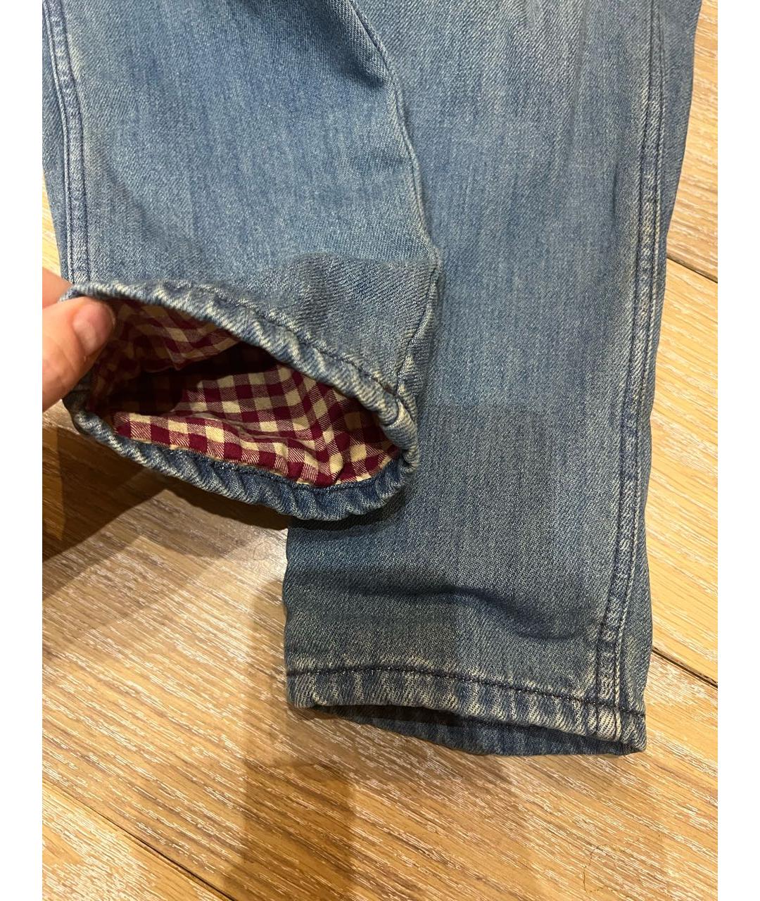 GUCCI KIDS Синие деним детские джинсы, фото 5