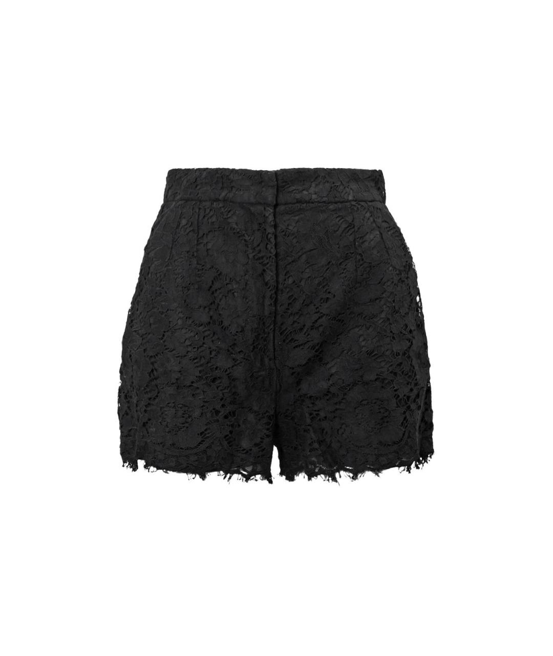 DOLCE&GABBANA Черные хлопковые шорты, фото 4