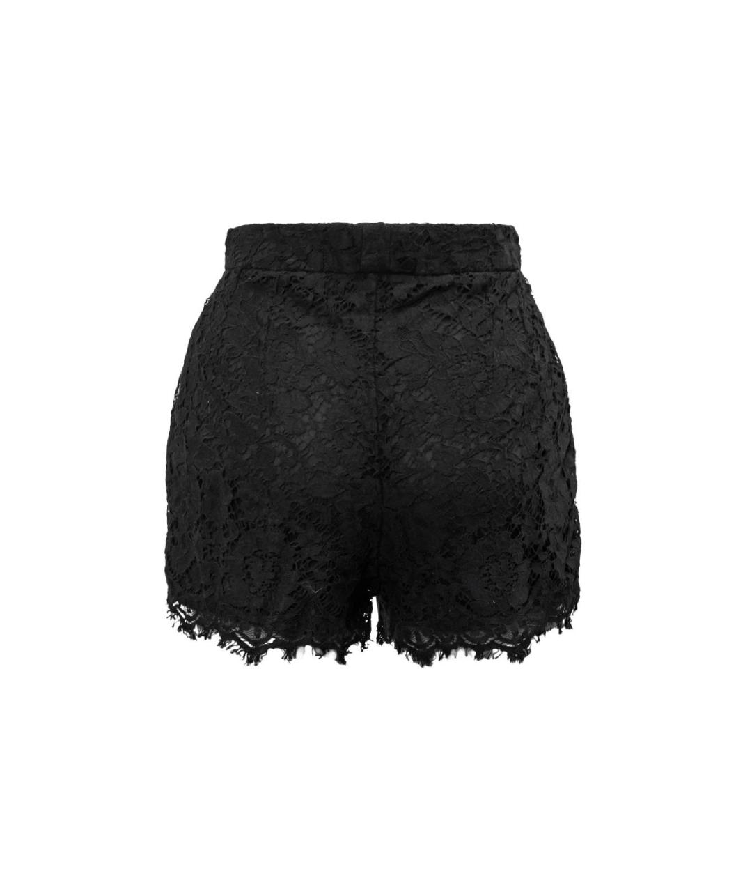 DOLCE&GABBANA Черные хлопковые шорты, фото 2