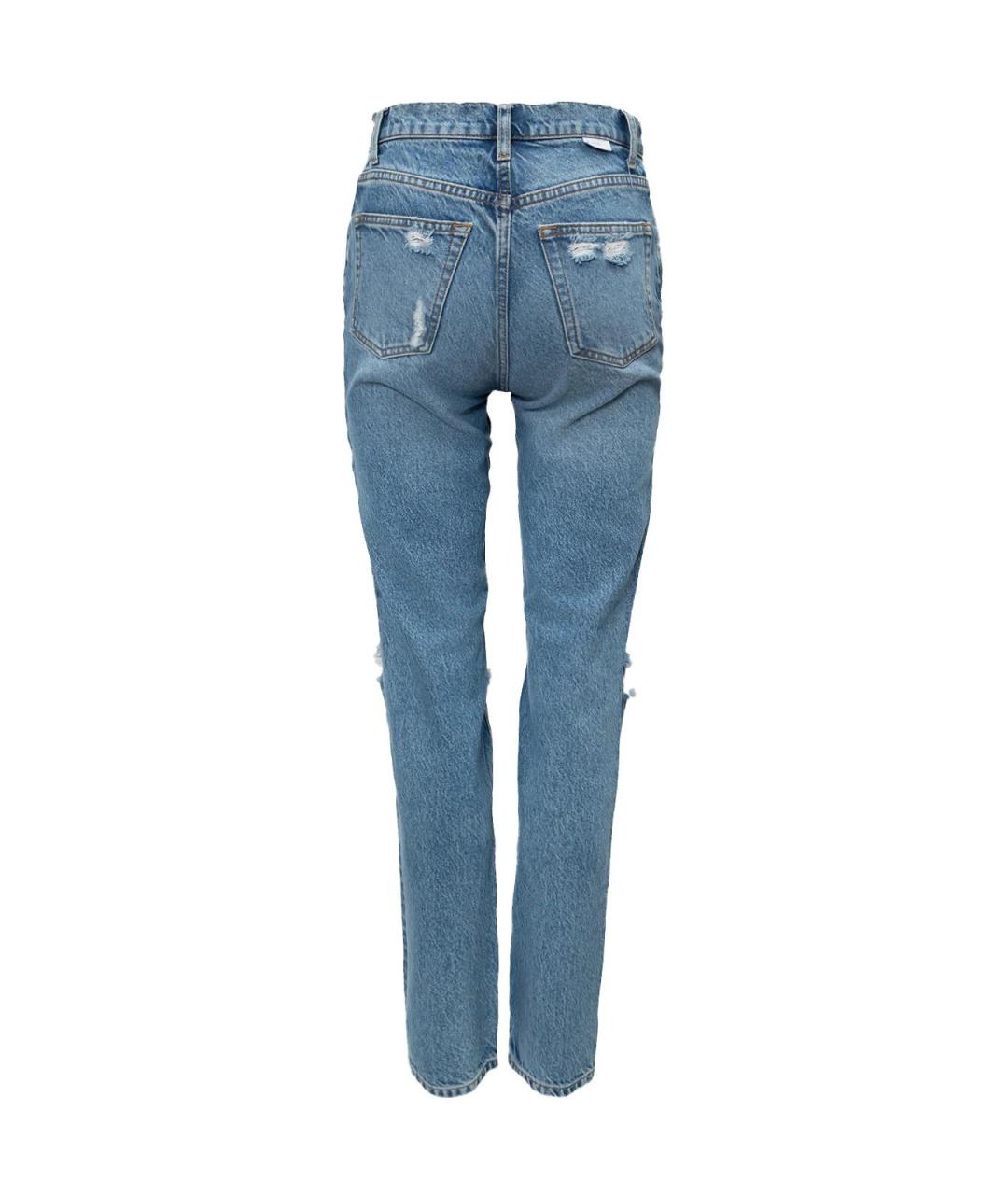 BOYISH Голубые хлопковые прямые джинсы, фото 2