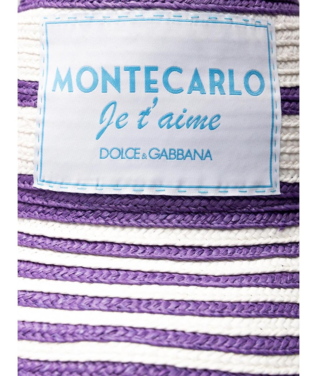 DOLCE&GABBANA Фиолетовая шляпа, фото 4