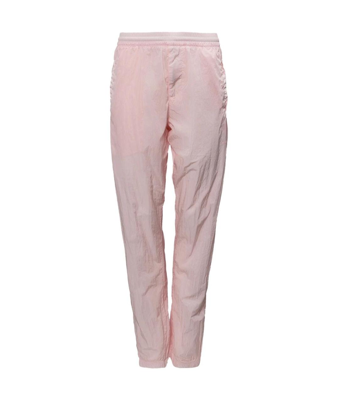 GIVENCHY Розовые полиэстеровые прямые брюки, фото 4