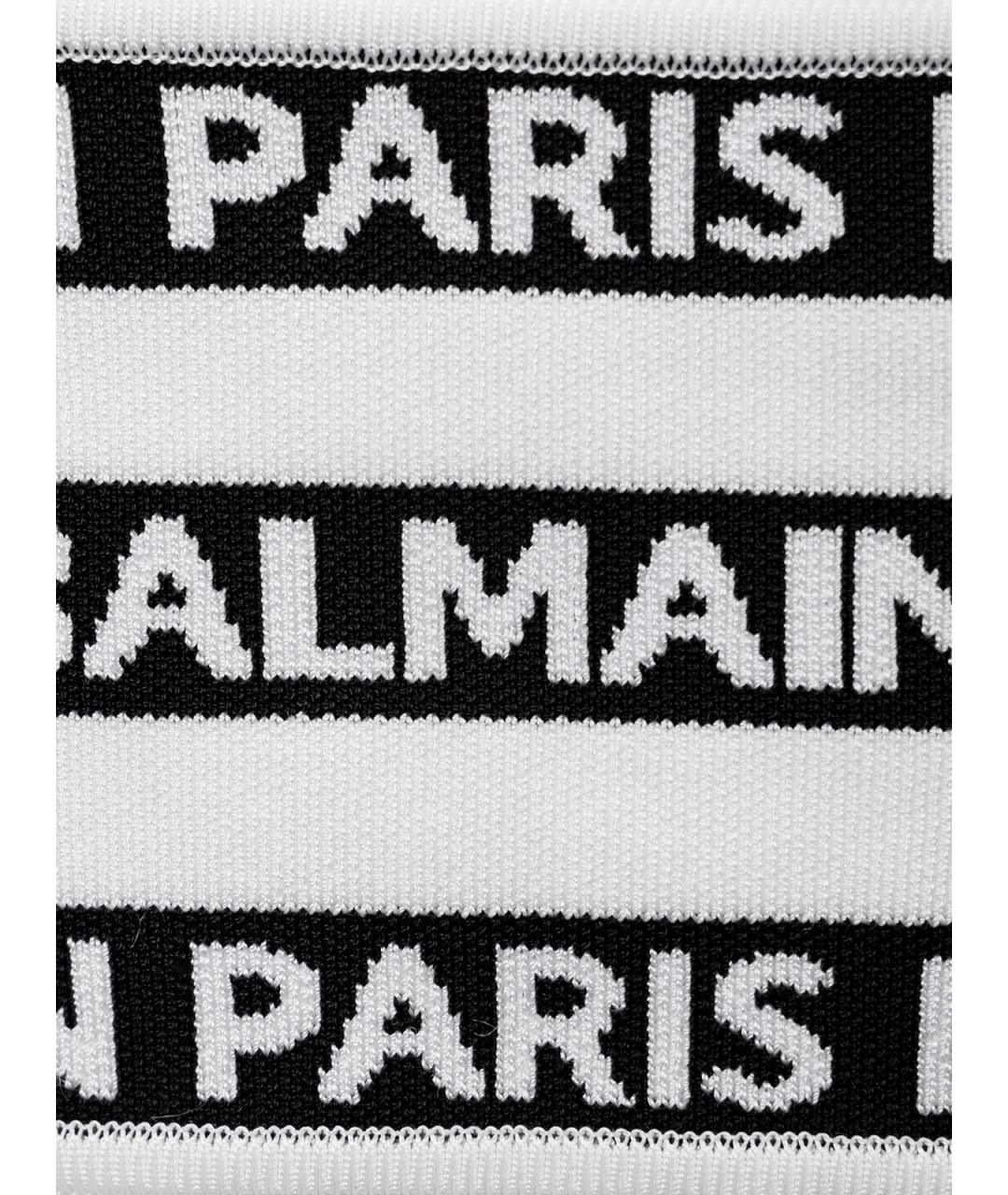 BALMAIN Белая вискозная футболка, фото 3