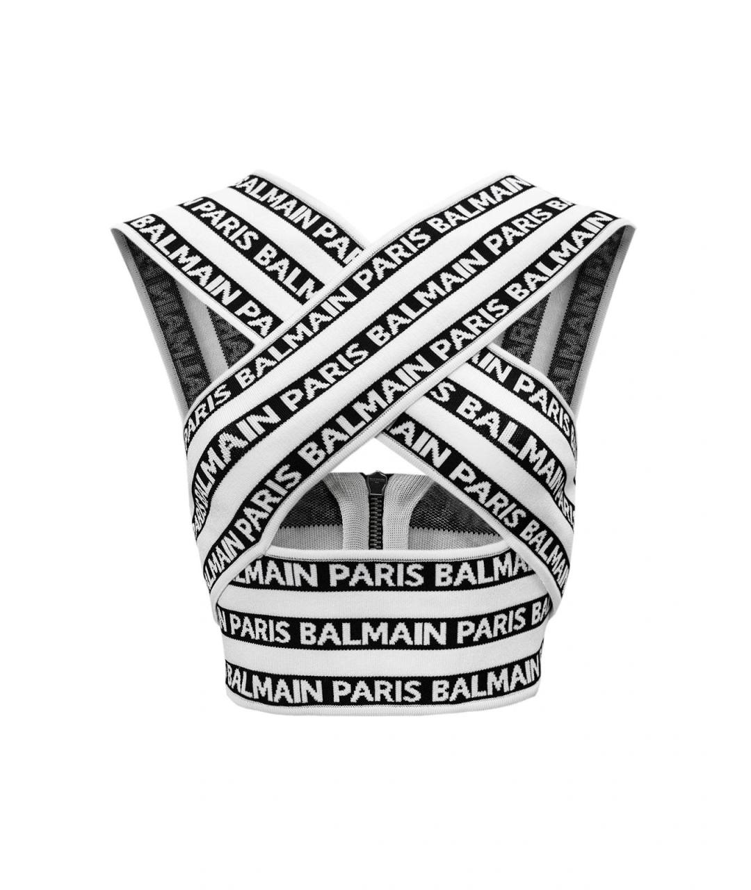 BALMAIN Белая вискозная футболка, фото 4