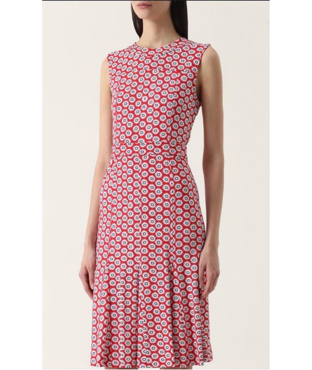TORY BURCH Красное повседневное платье, фото 3