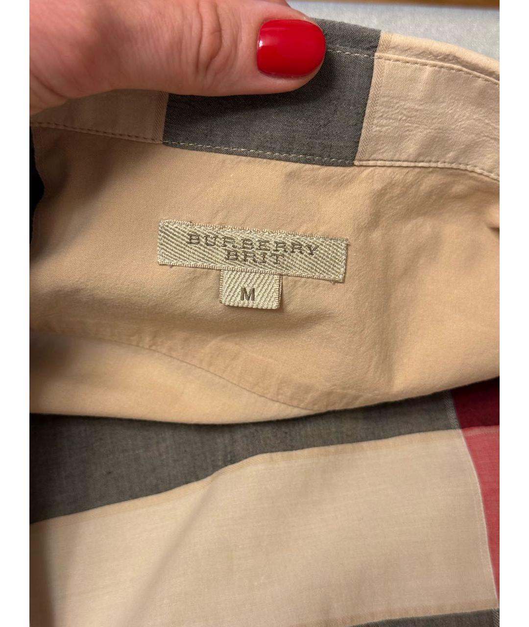 BURBERRY Мульти рубашка, фото 4